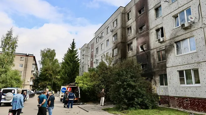 Оперативные службы устраняют последствия атаки БПЛА в Павловском Посаде