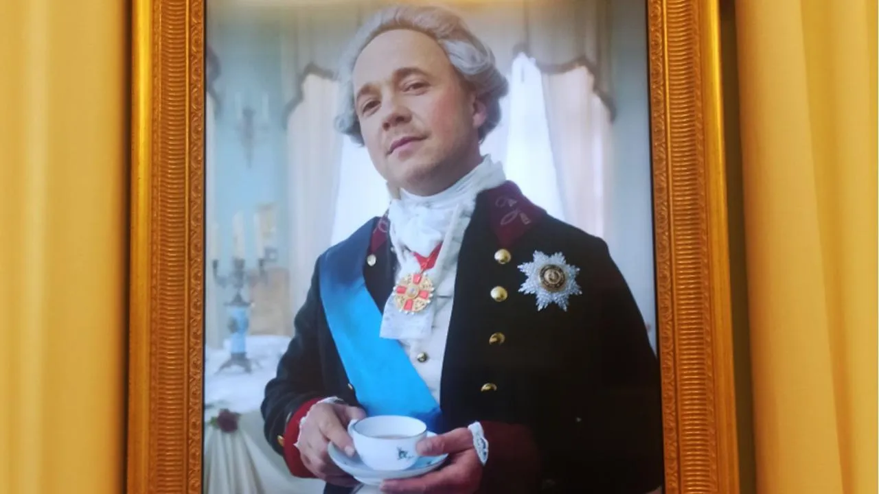 Одна из «живых» картин музея