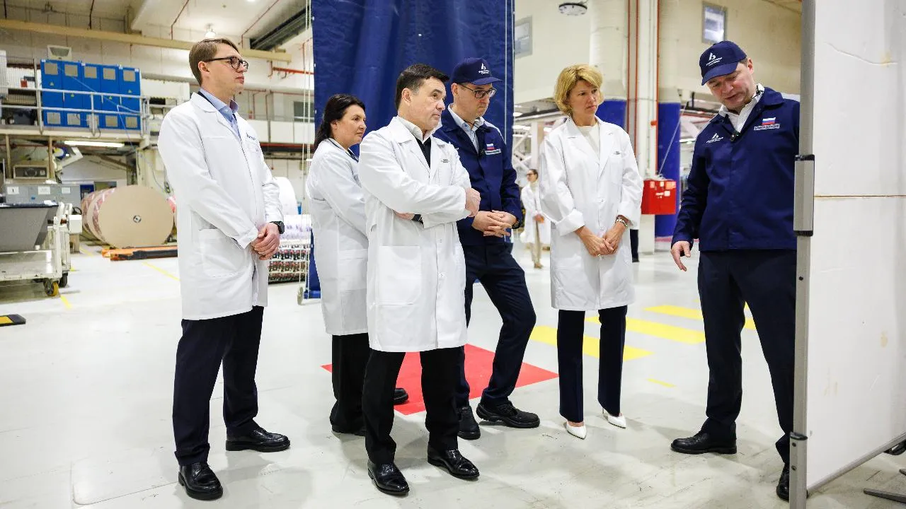 Губернатор Подмосковья открыл центр по сборке оборудования для молочной промышленности в Лобне