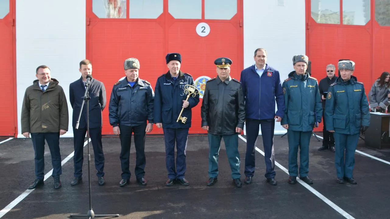 В Балашихе открыли новое здание пожарно-спасательной части