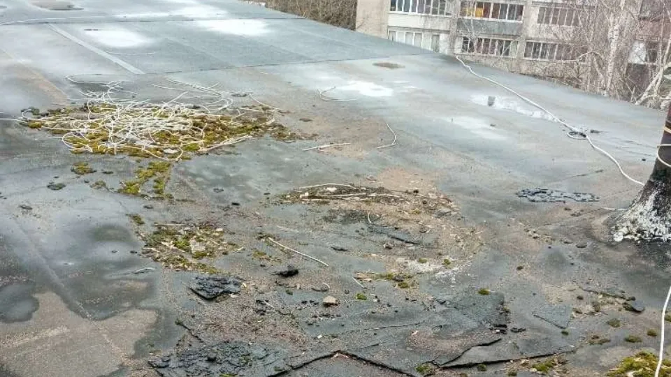 Кровля до ремонта. Фото: пресс-служба Министерства ЖКХ Московской области
