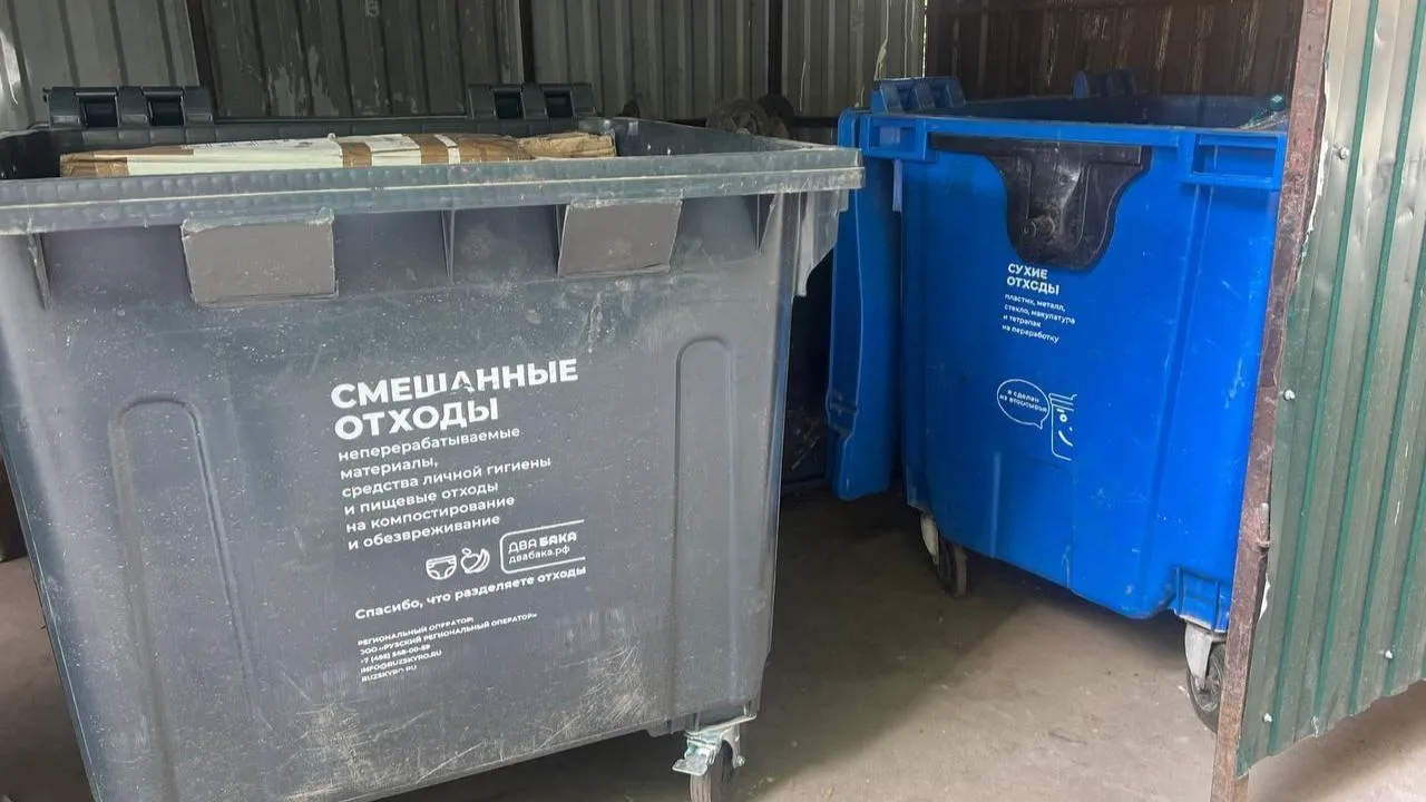 Порядка 1 тыс. баков заменил Рузский регоператор на контейнерных площадках Подмосковья за июнь