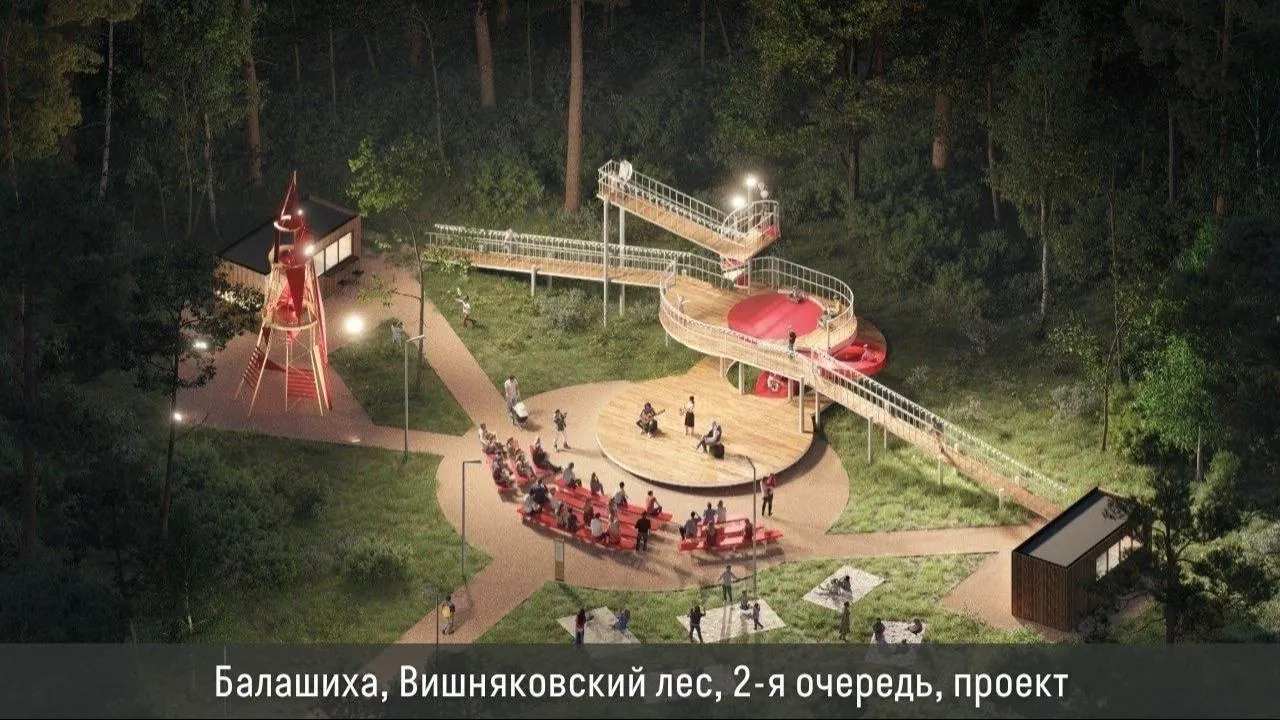 В этом году в Подмосковье благоустроят 72 крупных общественных пространства