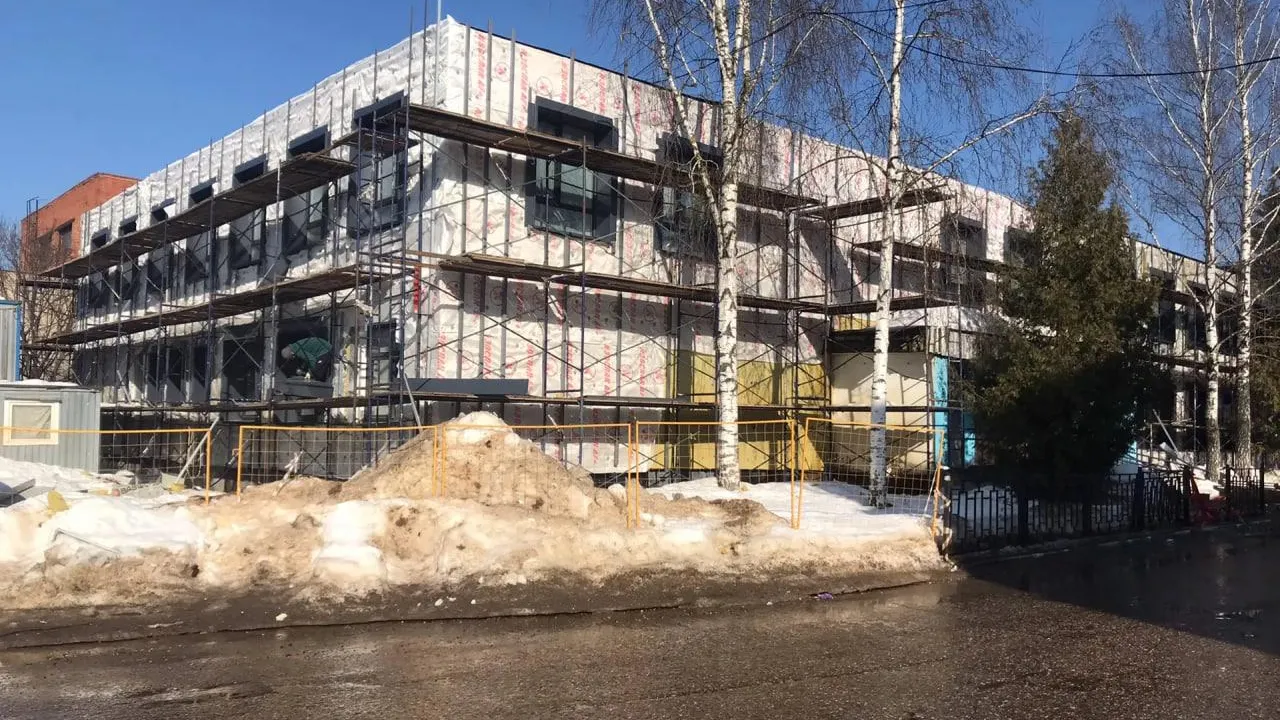 В Одинцове наполовину завершили капремонт спорткомплекса «Старый городок»