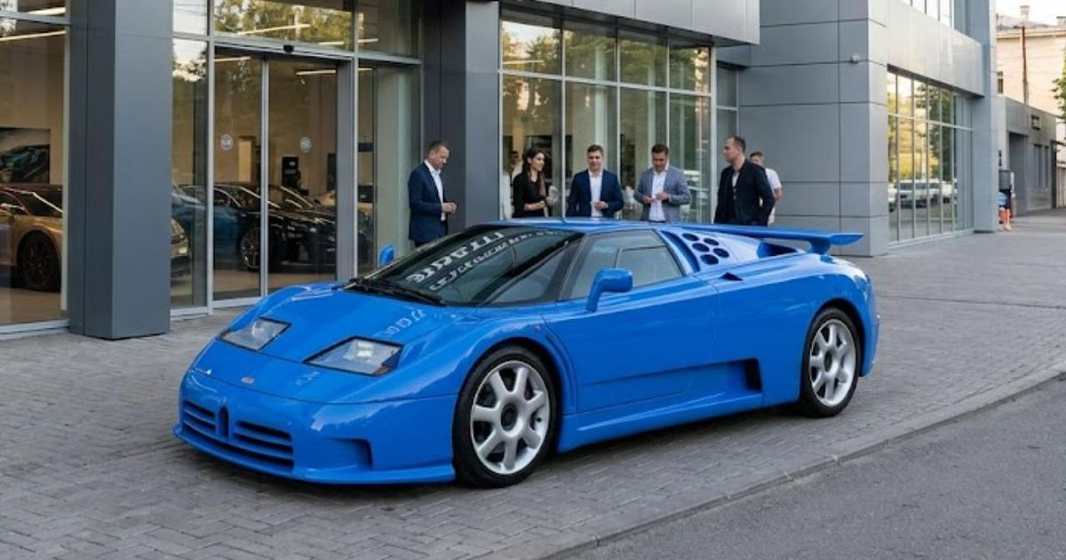Капсула времени за $2,5 млн: редкий «аэрокосмический» Bugatti выставили ...