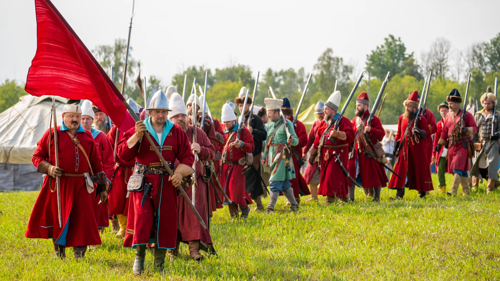 Эпоха Древней Руси XVI века на фестивале «Гуляй город» в округе Чехов