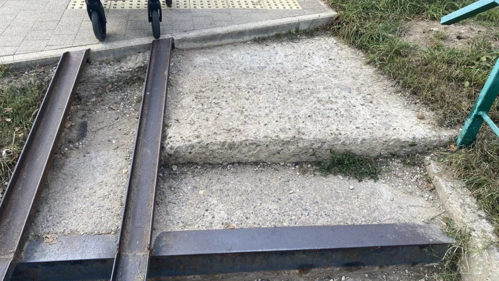 Так пандус выглядел в прошлом году.&nbsp;Фото: Мария Коновалова