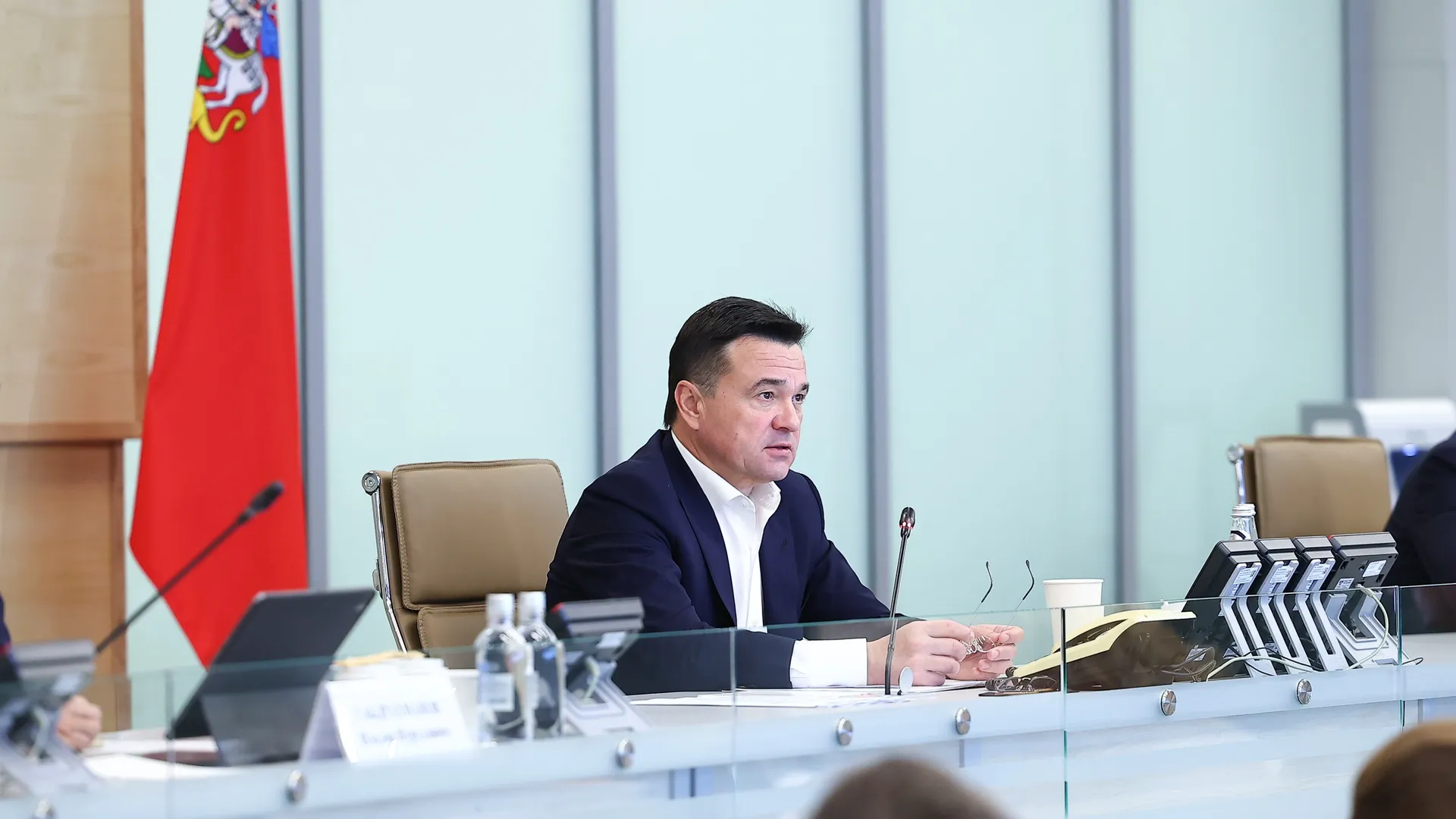 Еженедельное совещание Губернатора Подмосковья с областным правительством и главами муниципалитетов