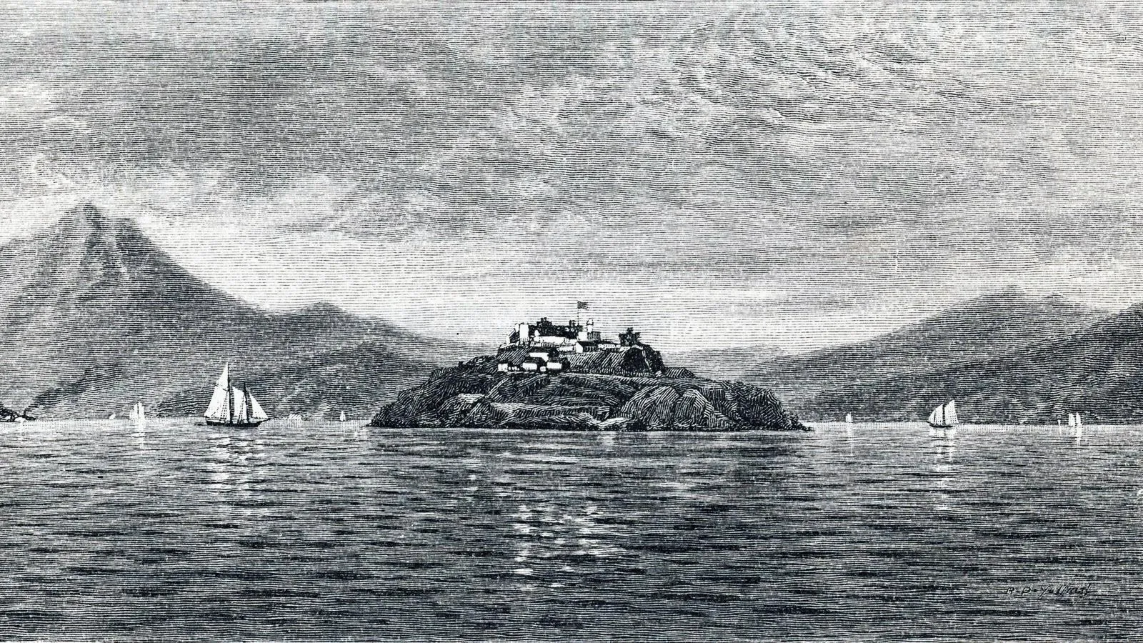 Алькатрас, 1883 год. Mary Evans Picture Library