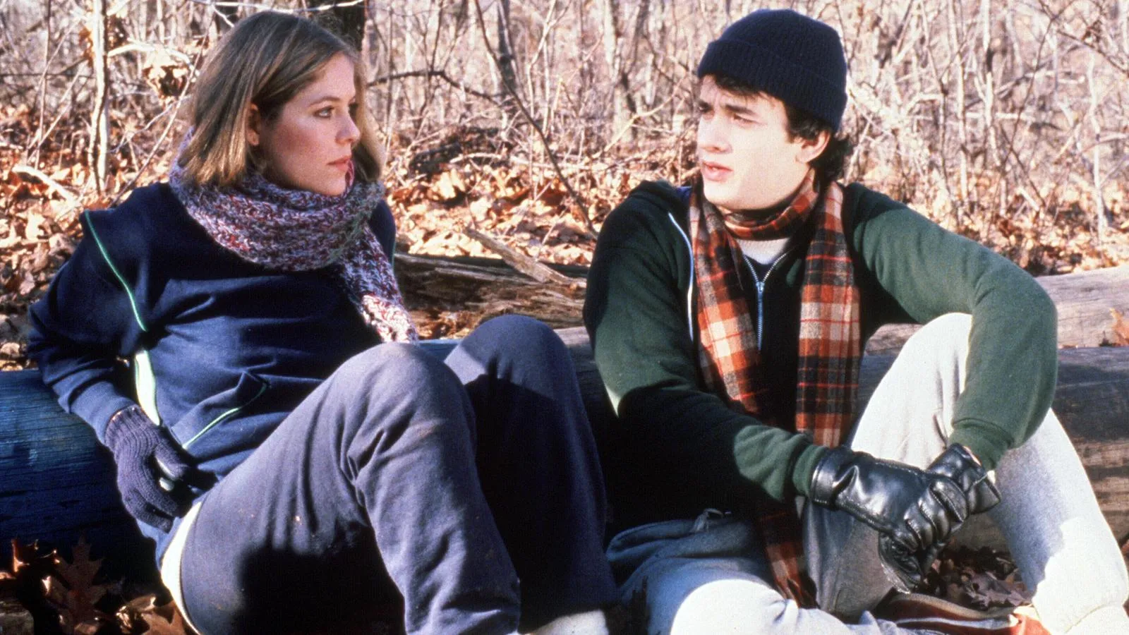 Том Хэнкс и Элизабет Кемп в х/ф фильм «Он знает, что вы одни», 1980 год. Metro-Goldwyn-Mayer (MGM)