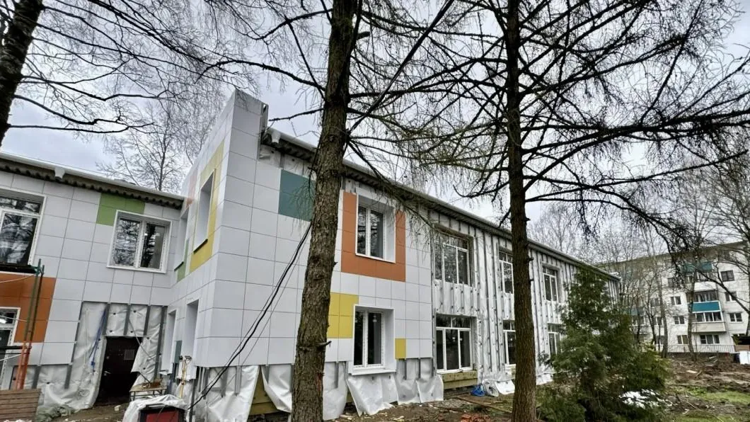 В Наро-Фоминске на 70% завершили капремонт дошкольного отделения Апрелевской школы
