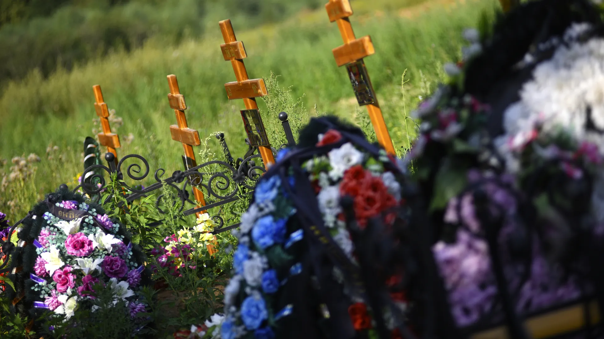 Кладбище в деревне Поповка Троицкого административного округа