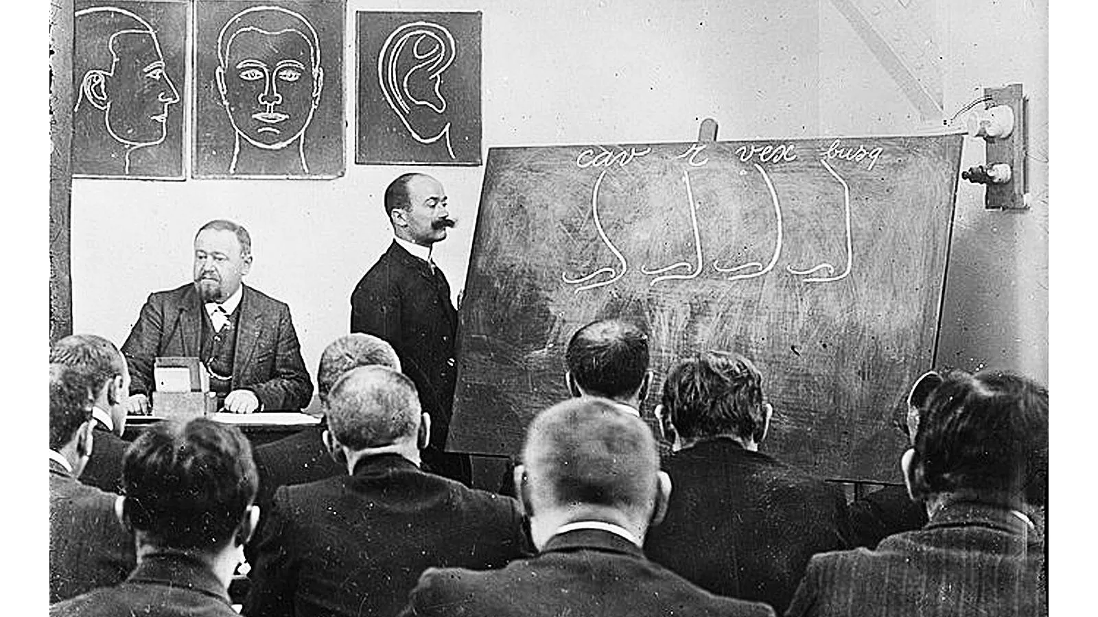 занятия по системе Бертильона во Франции, 1911 год