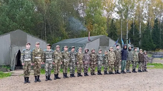 Юные королевцы принимают участие в военно-патриотических сборах «Первый рубеж»