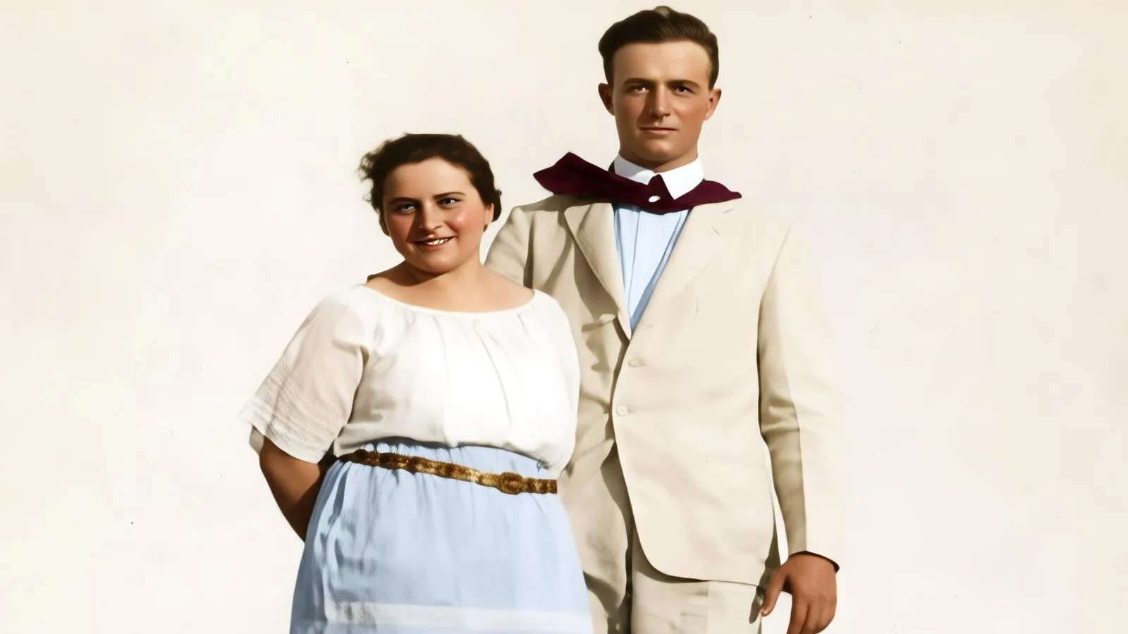 Рубин Глюксманн и Марта Басс, кадр из д/ф Les Glucksmann, une histoire de famille