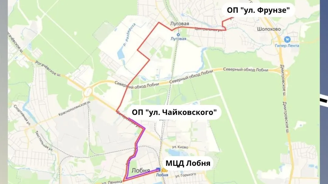 В подмосковной Лобне запустят новый маршрут