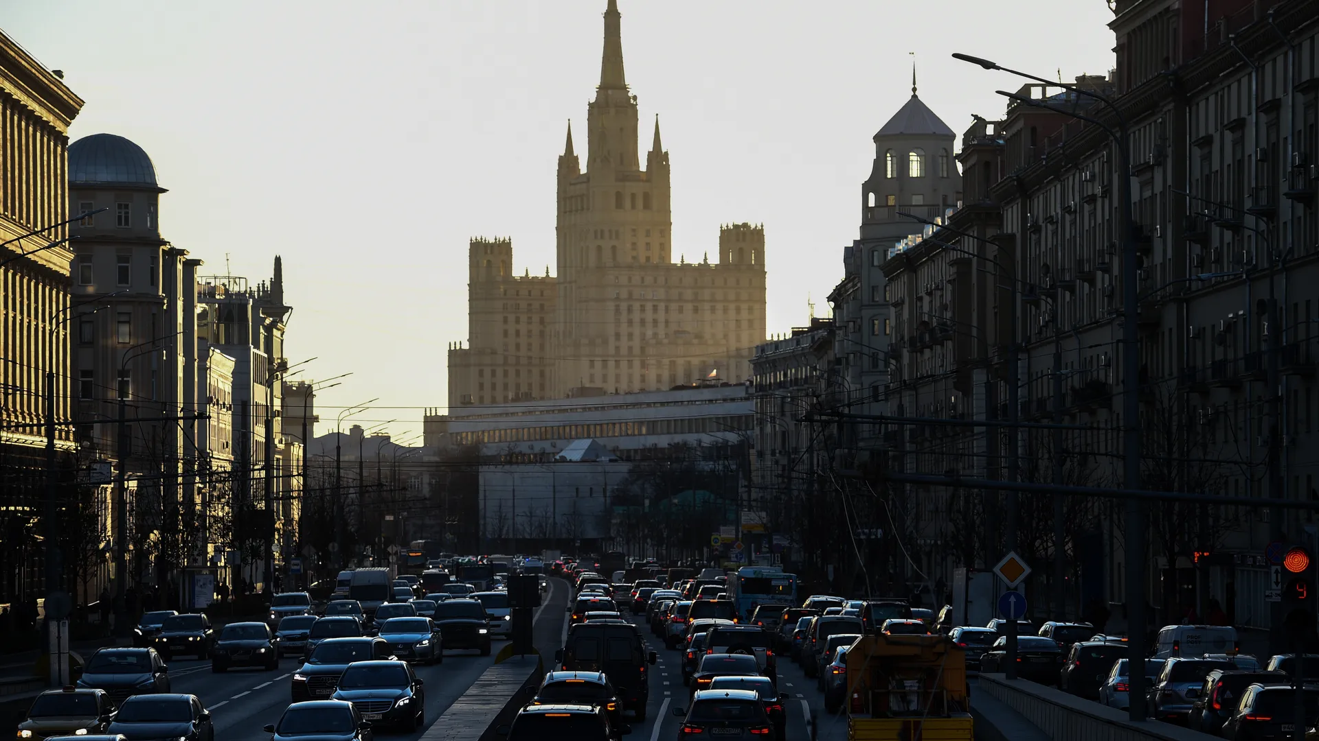 Вечерние пробки в Москве