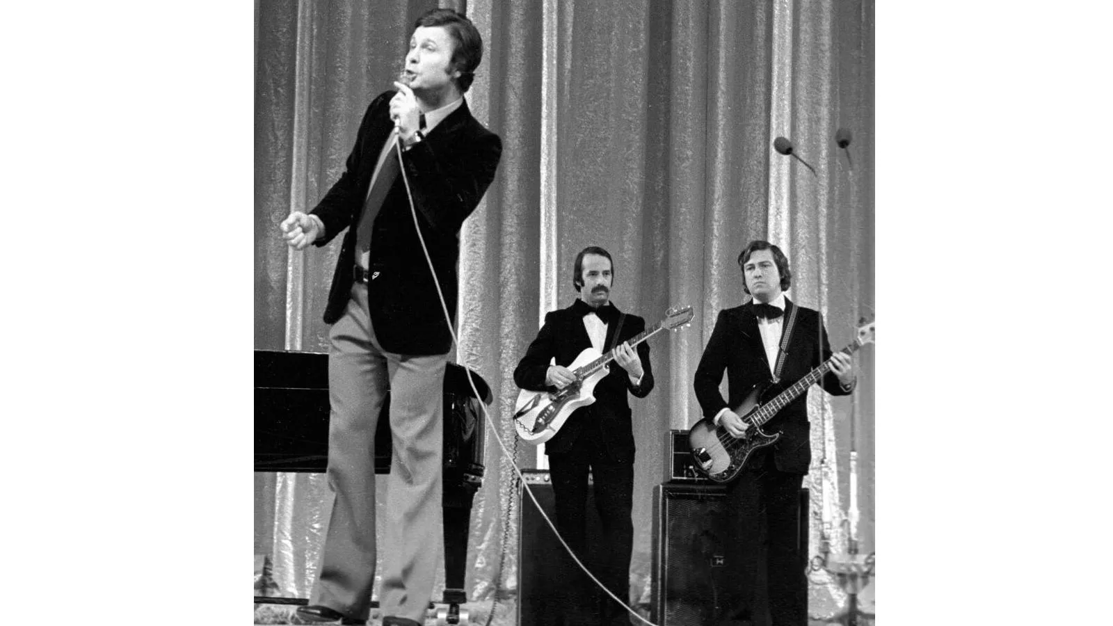Лав Лещенко во время выступления в Кремлевском Дворце съездов, 1978 год